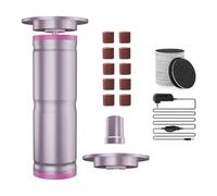 Râpe électrique pour callosités, vitesse réglable, 850 tr/min, avec disques abrasifs - Outils de pédicure professionnels pour callosités et peaux mortes