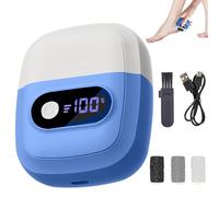 Râpe électrique pour pieds - Polisseuse de pédicure rechargeable - Râpe électrique pour callosités du talon - Râpe électronique efficace pour les couples et les familles