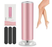 Râpe Électrique pour Pieds Professionnelle - Lime Pied Électrique 550 RPM avec 60 Disques Exfoliants Remplaçables, Supprime Callosités et Peaux Mortes sans Effort (Aluminium, Vitesse Réglable)