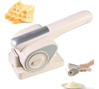 Râpe électrique sans fil portable, trancheuse rotative rechargeable avec 2 tambours pour fromage et chocolat