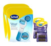 Râpe Electrique - SCHOLL - Velvet Smooth - Lot de 2 - 2 Rouleaux De Remplacement - Exfoliation Ultra
