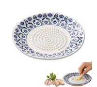 Râpe en céramique,Polyvalente Râpe à Ail En Céramique Râpe à Gingembre Main Pour Fruits Noix De Muscade Carottes Légumes Assiette Gratte Ail,Râpe de cuisine idéale (B)