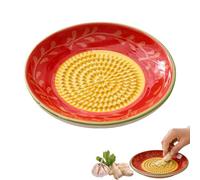Râpe en céramique,Polyvalente Râpe à Ail En Céramique Râpe à Gingembre Main Pour Fruits Noix De Muscade Carottes Légumes Assiette Gratte Ail,Râpe de cuisine idéale (F)