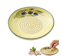 Râpe en céramique,Polyvalente Râpe à Ail En Céramique Râpe à Gingembre Main Pour Fruits Noix De Muscade Carottes Légumes Assiette Gratte Ail,Râpe de cuisine idéale (D)