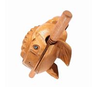 Râpe Guiro Grenouille en Bois, Artisanat Traditionnel Thaïlandais W, Bloc de tonalité pour Instrument de Musique en Bois Artisanal Traditionnel Thaïlandais (N ° 4 12,7 cm)