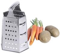 Râpe hexagonale, râpe à légumes, acier inoxydable 18/10, Ø9,5 cm, hauteur 19 cm