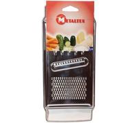 Râpe ménagère plate - inox - 3 usages