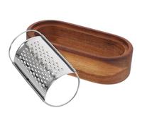 Râpe Multifonctionnelle à Fromage en Acier Inoxydable Cuisine | Outil Manuel, Usage la Cuisine et Préparation, pour Fromage et Carottes, Bois, Performance Solide