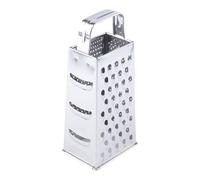 Râpe multifonctionnelle en acier inoxydable à 4 côtés ergonomique à prise plate efficace pour légumes trancheuses de légumes protections râpe en acier inoxydable