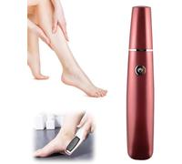 Râpe Pied Électrique Rechargeable, Anti-callosités, Expérience de Pédicure à Domicile, Élimine la Peau Sèche Pour des Pieds Plus Lisses Colour (Rouge)