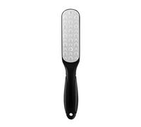 Rape Pied Éliminateur de callosités double face for peaux mortes, outils de pédicure professionnels, grattoir à callosités, ponceuse, lime à talons(Black)