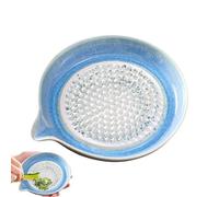 Râpe plate Céramique fait main avec glaçure dégradée