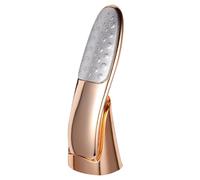 Râpe pour Pédicure Double Face en Acier Inoxydable et Plastique, Or