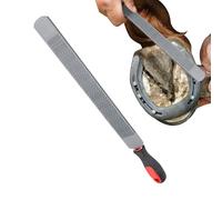 Râpe pour râpe Double Face en Acier au Carbone | Mini fichier à Sabots pour Tailler, façonner et Lisser Les Cours équestres, râper Les Sabots Portable pour l'entretien des Chevaux