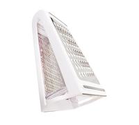 Râpe professionnelle double face pour cuisiniers et cuisiniers à domicile avec coupe-légumes en acier inoxydable et poignée ergonomique confortable