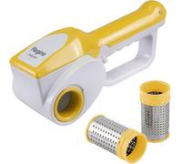 Râpe Rechargeable regina Jaune Avec 2 Rouleaux Interchangeable + Base Recharge