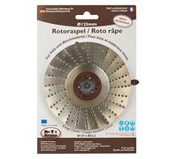 Râpe rotative, disque de meuleuse d'angle pour le bois, le plastique, le polystyrène, les sculptures, le caoutchouc, l'art et les formes Ø 125 mm x 22,2 mm (lame 2,5 mm)