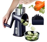 Râpe rotative manuelle, manivelle pour râpe | Trancheuse à légumes à manivelle pour fromage avec poignée, Râpe à fromage portable et sûre avec poignée pour carottes et pommes de terre