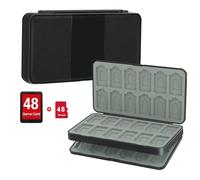 rapell Étui pour 48 cartes de jeu compatible avec Nintendo Switch 2/Switch/Switch lite, 48 cartouches de support de jeu compatibles avec les cartes de jeu Switch, boîte de rangement compacte et