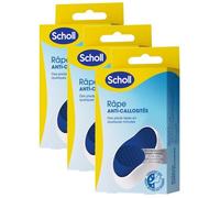 Scholl Lot De 3 Râpes Anti-Callosités Nano Verre - Exfoliation Douce - Lavable
