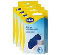 Scholl Lot De 4 Râpes Anti-Callosités Nano Verre - Exfoliation Douce - Lavable