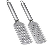 Râpes pour cuisine avec poignée 2 râpes à fromage pour râper rapidement et efficacement râpe manuelle râpe fine idéale pour le fromage, le citron, le gingembre, l'ail, la noix de muscade, le chocolat