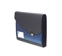 Rapesco 0679 Trieur à Soufflets Extensible 7 Compartiments avec Poignée, A4+, Bleu