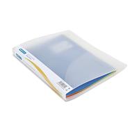 Rapesco 0715 Classeur à 2 Anneaux, Dos de 35 mm, A4, Transparent, Lot de 10