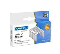 Rapesco – Agrafes 53/6 mm Galvanisées – Boîte de 2000