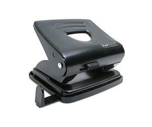 Rapesco 1030 Perforatrice 2 Trous 825, Métal, Capacité 25 Feuilles, Noir