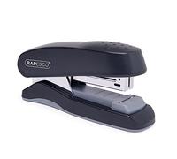 Rapesco Agrafeuse 1064 Flat-Clinch demi-bande, capacité 25 feuilles, noir