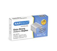 Rapesco Boite De 1000 Agrafes Galvanisées Hard Wire 24/6mm
