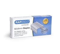 Rapesco 1235 Agrafes Galvanisées Résistantes de Type 923/6 mm, Lot de 1000