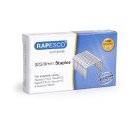 Rapesco 1236 Agrafes Galvanisées Résistantes de Type 923/8 mm, Lot de 1000