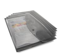 Rapesco 1259 ECO Pochette à Bouton Pression de Sécurité Recy amouflé, A4+, Lot de 5