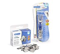 Rapesco Distributeur de pinces Supaclip 60 1300A – 100 pinces de recharge en acier inoxydable
