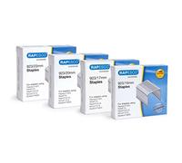 Rapesco 1318 Agrafes 923, Type 23, 15 mm, 17 mm, 20 mm et 23 mm, Lot de 4000