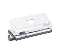 Rapesco Perforateur d’agenda 1321 – Réglable 6 trous, 10 feuilles – Blanc