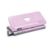Rapesco 1322 Perforateur d’Agenda Réglable à 6 Trous, Capacité de 10 Feuilles, Rose Pastel