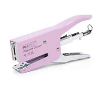 Agrafeuse - Pince agrafeuse - Jusqu'à 45 feuilles - Métal - Rose pastel - Rapesco
