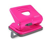 Rapesco 1360 Perforatrice à 2 Trous en Métal 825, Capacité de 25 Feuilles, Rose Fuschia