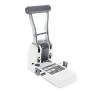 Rapesco 1404 Germ-Savvy Antibactérien, ECO P1100 Perforatrice à Grande Capacité de 100 Feuilles, Blanc Doux