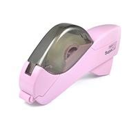 Rapesco Dévidoir de ruban SupaCut 1441 avec 2 rouleaux de ruban adhésif, rose pastel
