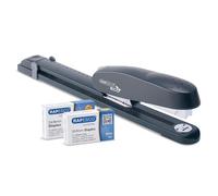 Rapesco Agrafeuse 1480 790 ECO long bras à grande capacité – 50 feuilles – 26/8 mm – Anthracite