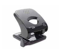Rapesco 1523 ECO X5-30ps Perforatrice 2 Trous à Moins d'Effort, Capacité de 30 Feuilles, Noir