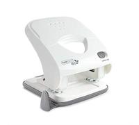 Rapesco 1524 ECO X5-30ps Perforatrice 2 Trous à Moins d'effort, Capacité de 30 Feuilles, Blanc Doux