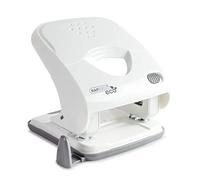 Rapesco 1526 ECO X5-40ps Perforateur 2-Trous à Moindre Effort, Capacité de 40 Feuilles, Blanc Doux