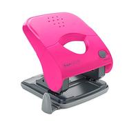 Rapesco 1527 X5-40ps Perforatrice 2-Trous à Moindre Effort, Capacité de 40 Feuilles, Rose Fuschia