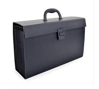 Rapesco 1555 Trieur Valisette avec 19 Compartiments, A4+, Noir