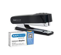 Rapesco 1573 Mini Agrafeuse No. 10, Capacité 12 Feuilles,Noir